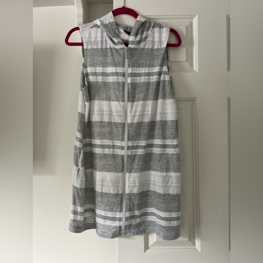 Swimsuit cover up with hood